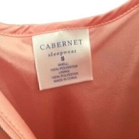 Cabernet Sleepwear Chiffon Silky Nightgown S - Picture 3 of 3